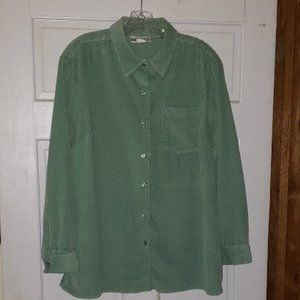 SALE... GUC Wide Whale Corduroy Jacket Shirt🩵💜